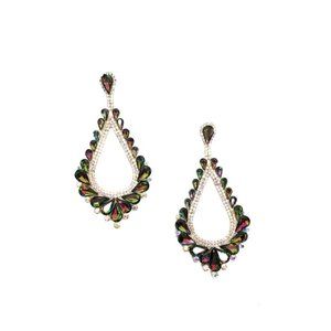Oversized Cut Out Teardrop Earring(Multicolor)